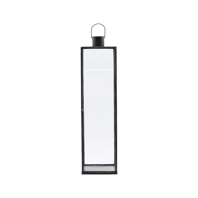 Lanterne Narrow h 79 cm Couleur noir antique <span itemprop=