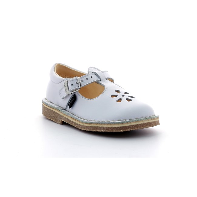 Sandales Dingo 2 en cuir blanc <span itemprop=