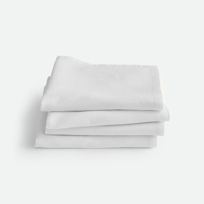 4er-Pack Servietten Victorine, gewaschenes Leinen - LA REDOUTE INTERIEURS
