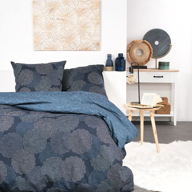 Parure de lit SUNSHINE GASTON bleu <span itemprop=
