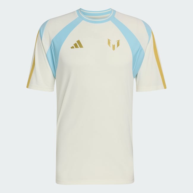 T-Shirt Messi House Of Tiro T-Shirt Messi House Of Tiro off white / ice blue <span itemprop=