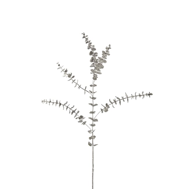 Feuillage eucalyptus artificiel H116 Couleur argenté <span itemprop=