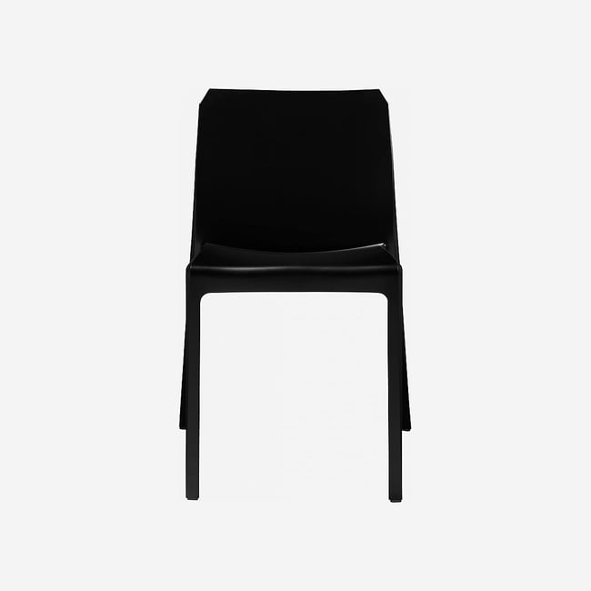 Chaise de jardin polypropylène, plastique MALYA noir <span itemprop=