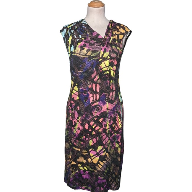 Robe Automne Desigual En Coton - Motifs Multicolores - Taille S - Excellent État (Occasion)