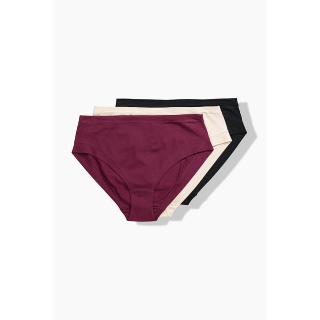 Lot de 3 slips midi, matière ultra-douce - ULLA POPKEN