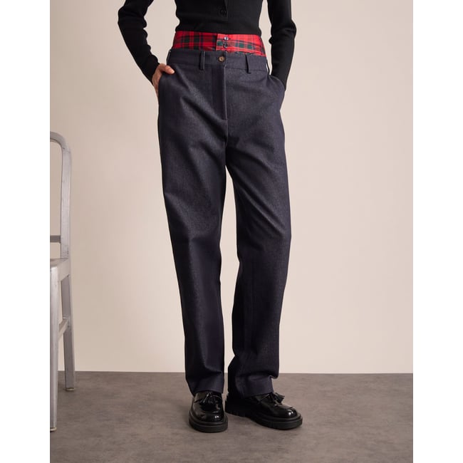 Pantalon Thelma bleu <span itemprop=