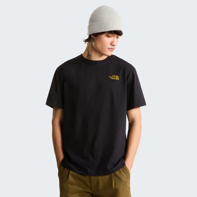 T-shirt manches courtes, imprimé dos noir <span itemprop=