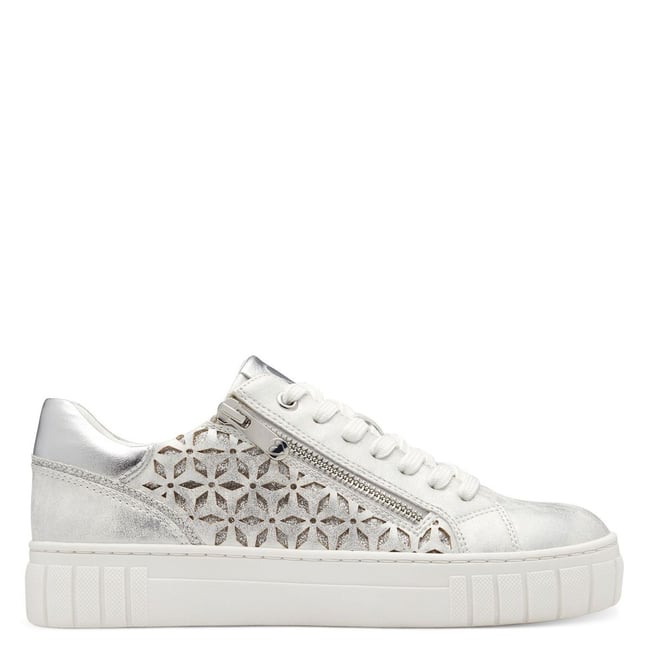 Basket à lacets gris clair combiné <span itemprop=