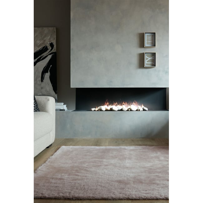 Tapis imitation fourrure EXTRA DOUX Couleur gris <span itemprop=