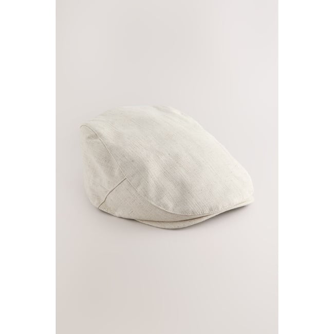 Casquette plate et légère naturel <span itemprop=