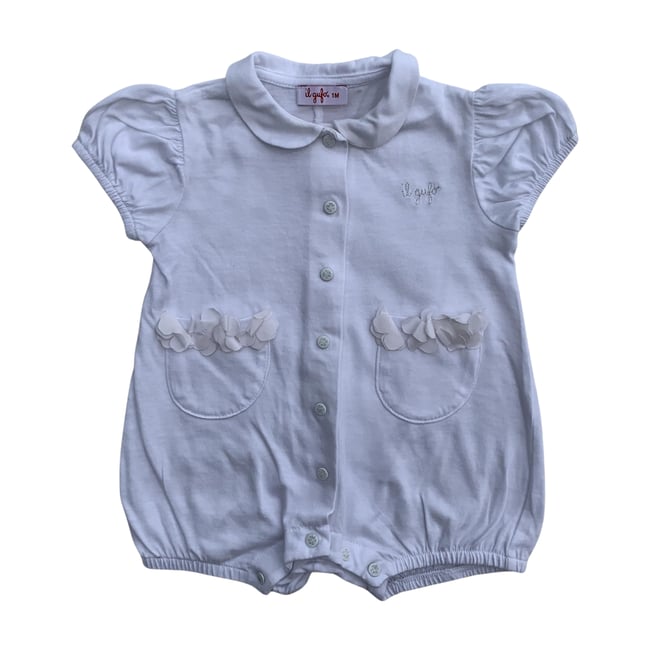 Barboteuse bébé - Très bon état blanc <span itemprop=