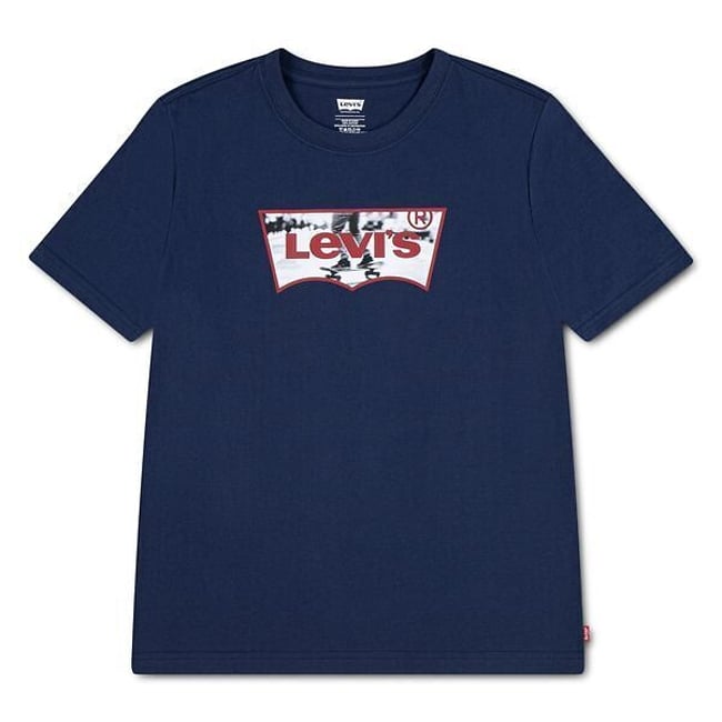 T-shirt manches courtes, Batwing bleu <span itemprop=