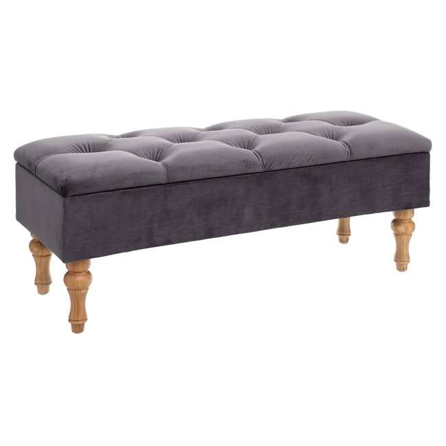 Banc coffre Couleur gris <span itemprop=