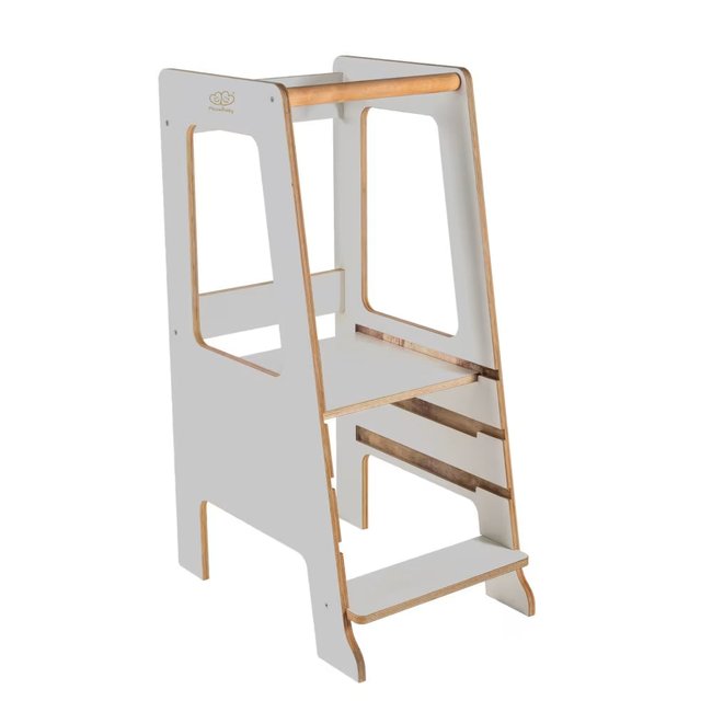 Tour d’Observation Enfant - Tour d'Apprentissage Montessori gris <span itemprop=