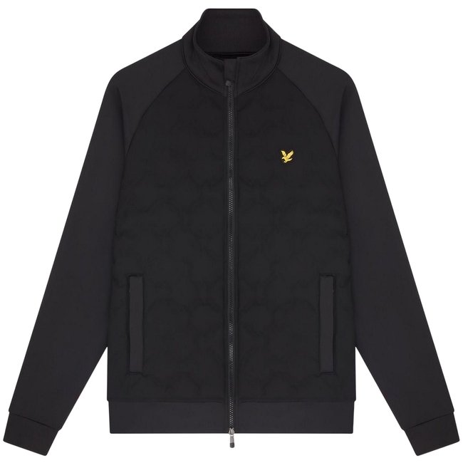 Veste unie manches raglan à col montant PREMIUM noir <span itemprop=