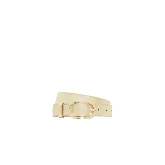 Ceinture En Cuir Pour Femme LEACOOLKEY - Style Punk Vintage Avec Rivets, Boucle Dorée, Plusieurs Tailles