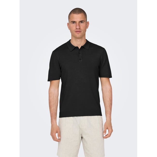 Polo noire - black <span itemprop=