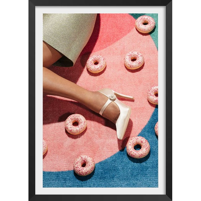Affiche vintage Pink pique nique - HEXOA