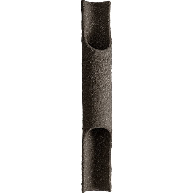 Applique murale sculpturale en papier mâché Couleur brun, gris et noir <span itemprop=