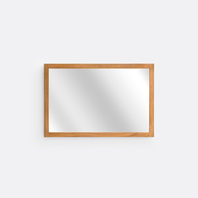Miroir de salle de bain forme rectangulaire, 90 cm acacia LA REDOUTE INTERIEURS