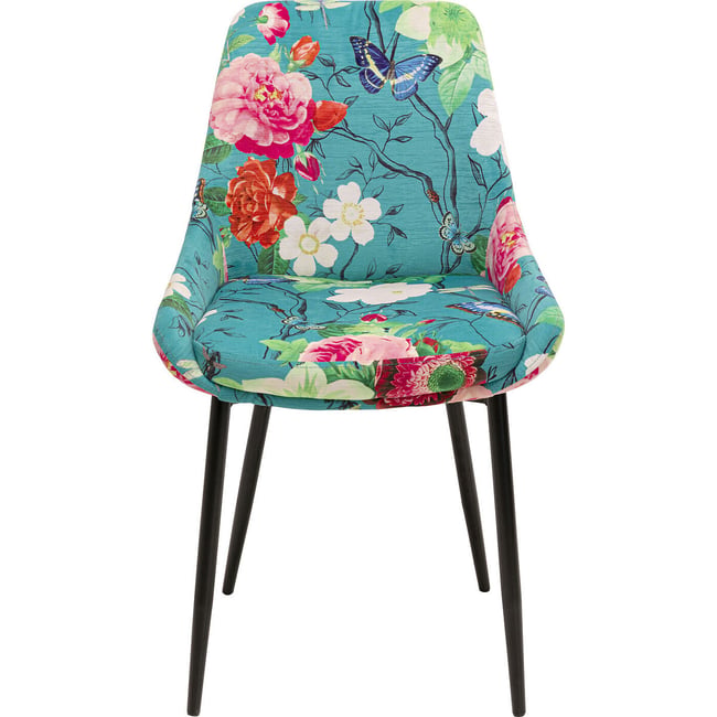 Chaise East Side Flower Fever fuchsia - KARE DESIGN