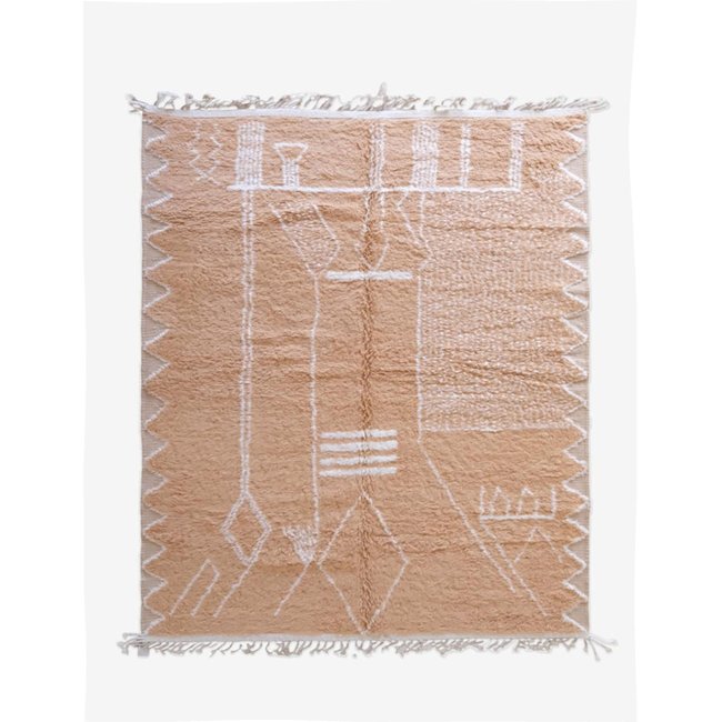 Tapis Berbere marocain pure laine 186 x 90 cm - AFK LIVING