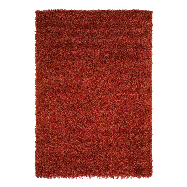 Tapis shaggy moelleux et ultra doux   SUPER SHAGGY Couleur rouge <span itemprop=