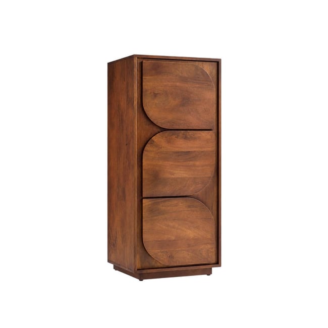 Armoire en bois de manguier LAURENT Couleur bois foncé <span itemprop=