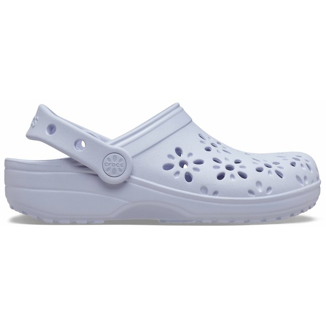 Sabots Classic Floral violet clair <span itemprop=