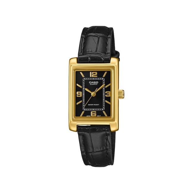 Montre Analogique  CASIO VINTAGE doré noir noir <span itemprop=
