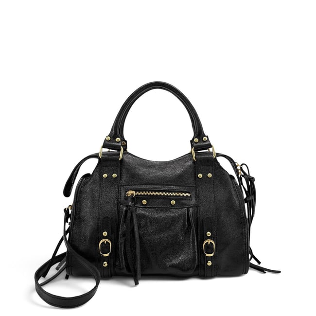 Sac à main en cuir italien brossé SANDSTORM GOLD (petit modèle) - OH MY BAG