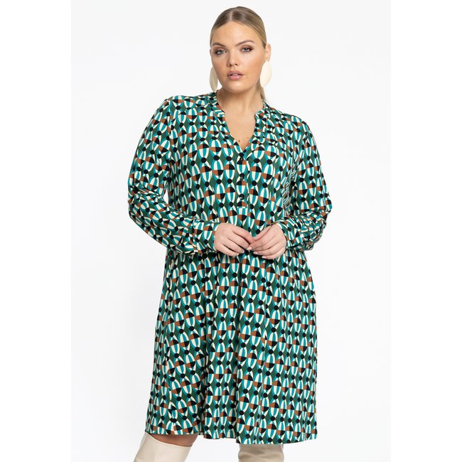 Robe imprimée multicolore <span itemprop=