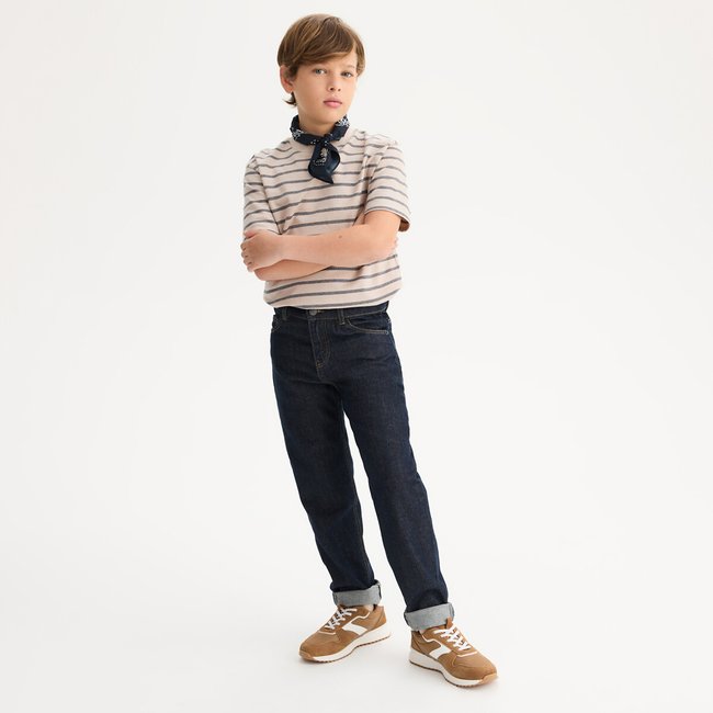 Jean droit brut <span itemprop=