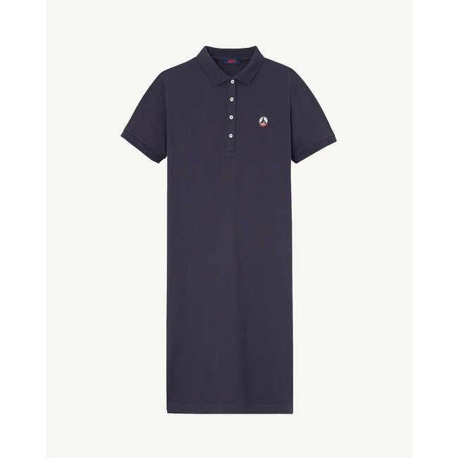 Polokleid PALMA mit kurzen Ärmeln marine <span itemprop=