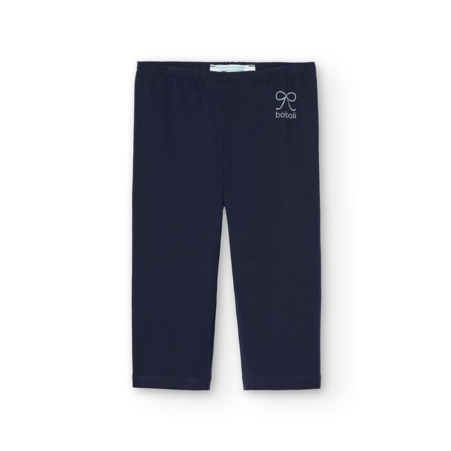 Legging corsaire bleu <span itemprop=