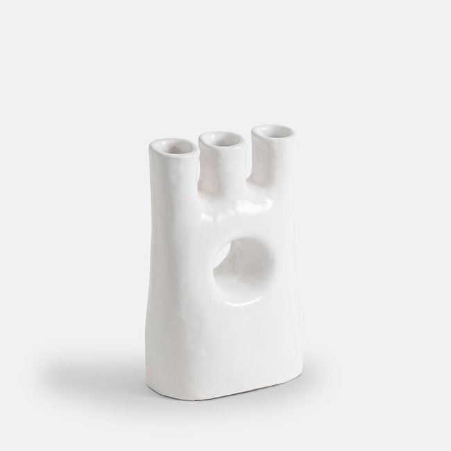 Oggetto decorativo in terracotta H25 cm, Makero bianco LA REDOUTE INTERIEURS