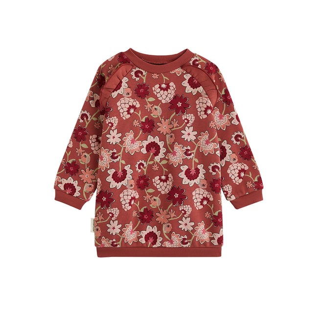 Robe enfant en molleton Harmony rose <span itemprop=