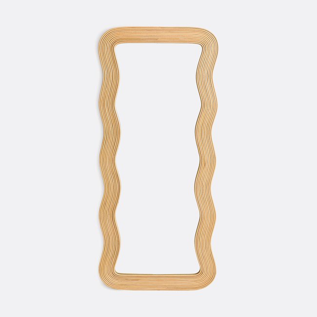Kiza 180cm High Wavy Rattan Mirror, natural, LA REDOUTE INTERIEURS