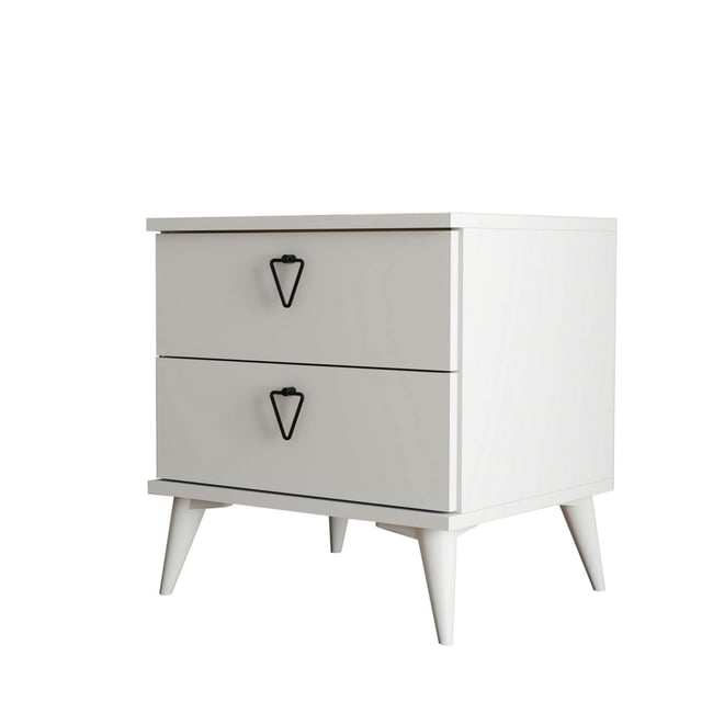 Table de chevet moderne - 2 tiroirs MARFA - PIER IMPORT