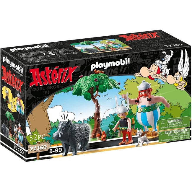 Astérix La chasse au sanglier multicolore <span itemprop=