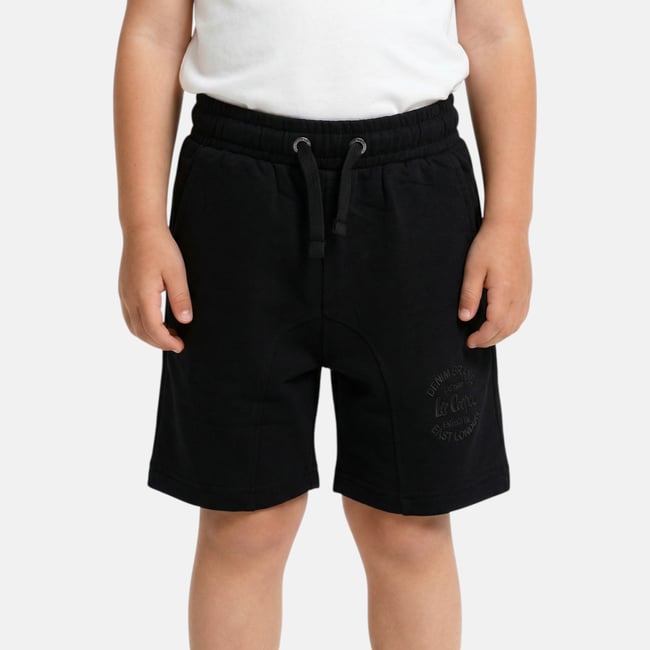 Bermuda molletonné à cordon et logo imprimé, coupe droite CLUB - LEE COOPER