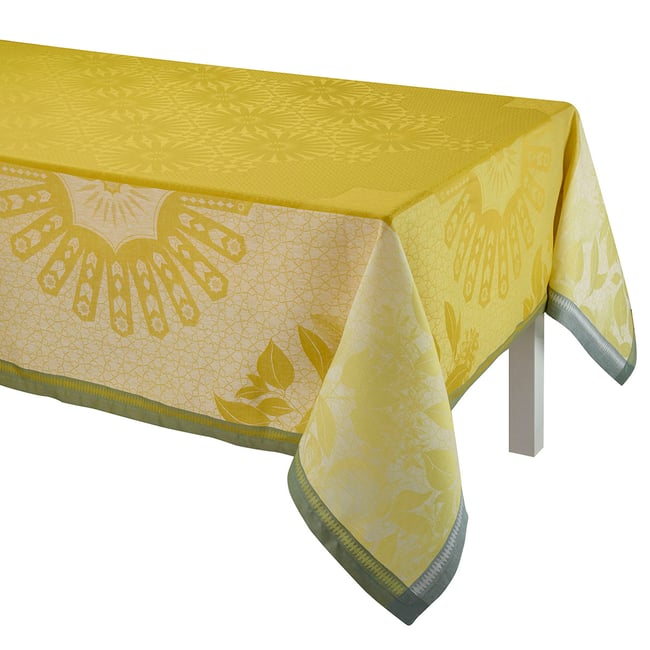 Nappe en Lin, JARDIN D'ORIENT - LE JACQUARD FRANCAIS
