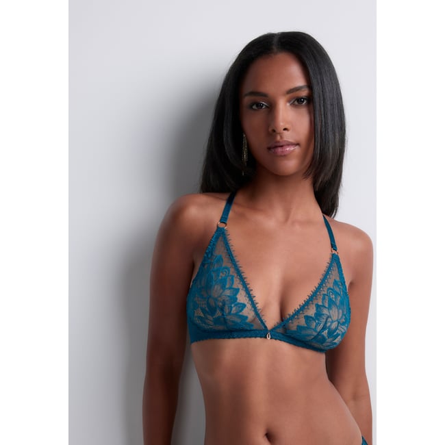 Soutien-gorge Triangle bralette Flawless Love bleu <span itemprop=