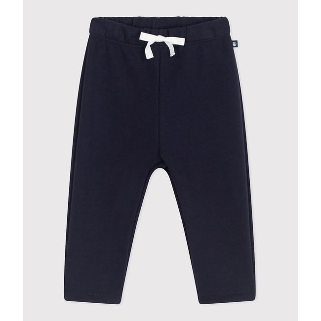 Pantalon en coton bleu marine <span itemprop=