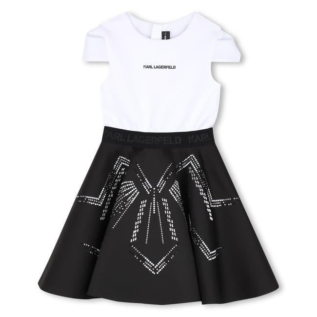 Robe de cérémonie noir blanc <span itemprop=