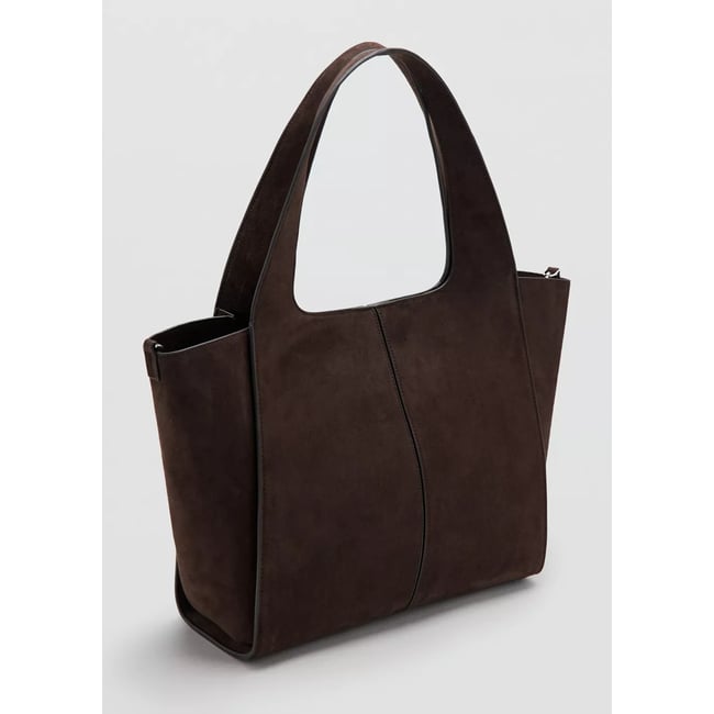 Sac shopper cuir - MANGO