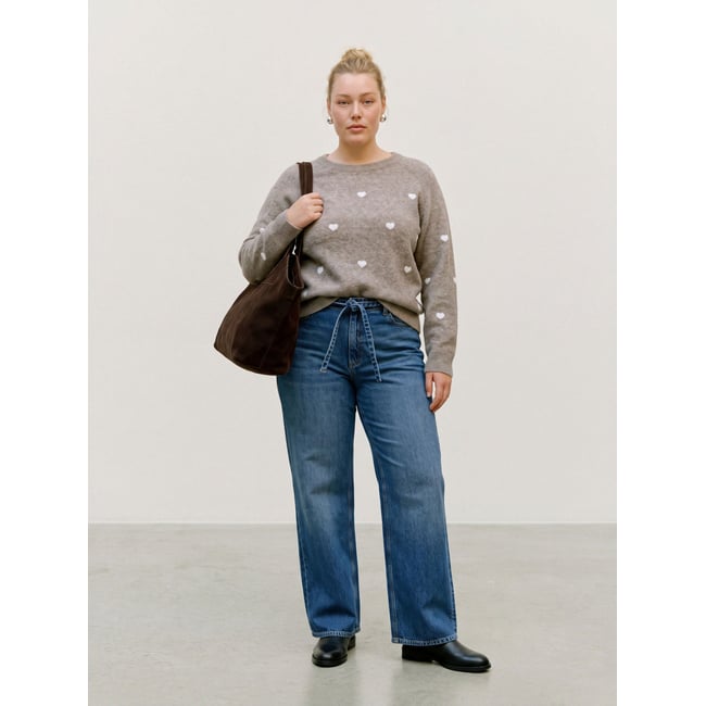 Pull En Maille marron - moon rock 1 <span itemprop=