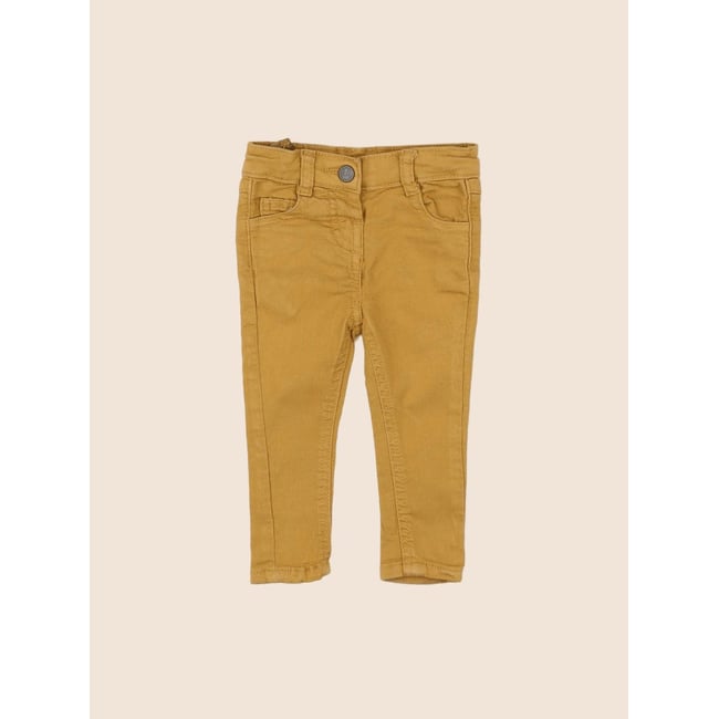 Pantalon - Très bon état jaune <span itemprop=