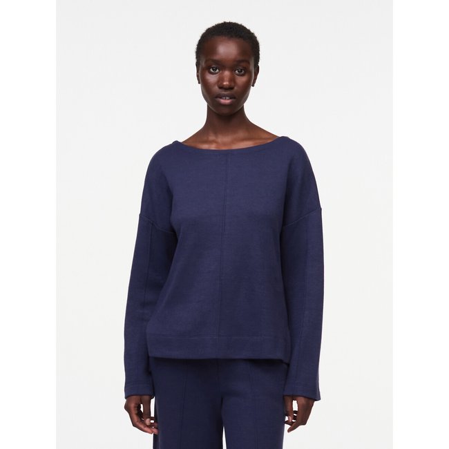 Top homewear manches longues, Agate bleu danube <span itemprop=