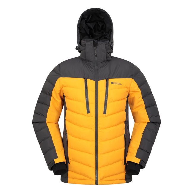 Blouson de ski VULCAN jaune moutarde <span itemprop=
